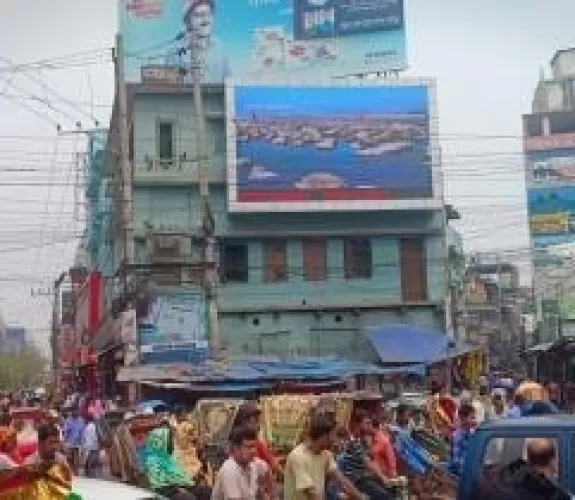 Led Billboard at Shat Matha Mor, Bogura