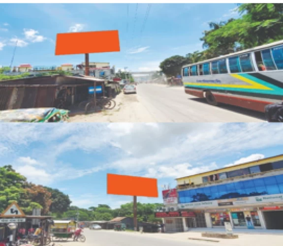 Billboard at Mawa Chowrasta Bus Stop