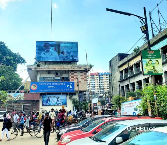 LED Billboard at Sadarghat VIP Entrance & Parking