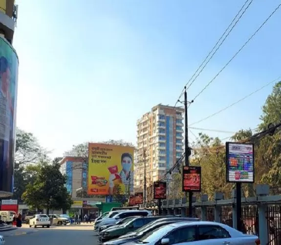 LED at Shimanto Square Entrance (Minipole),Dhaka